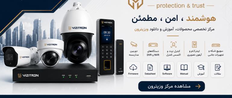 بررسی برند ویزیترون | معرفی کامل برند Vizitron و کیفیت دوربین‌های مداربسته